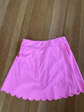 J Crew Factory Crewcuts Girls Scalloped Athletic Skort